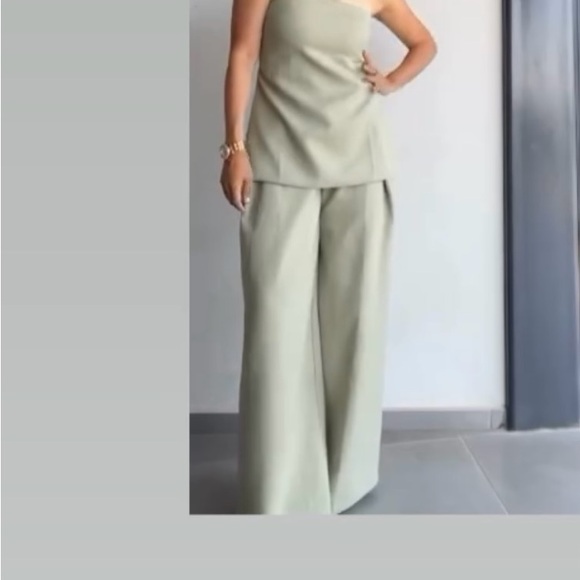 FORE SAGE GREEN PANT SET - Picture 2 of 5